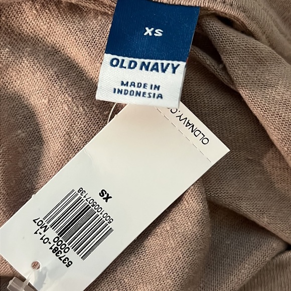 NWT - Old Navy Mauve/Beige Flowy Knit Blouse - Picture 3 of 3